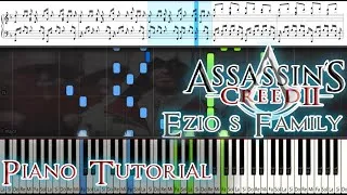 Miniature : 🎵 Assassin's Creed II - Ezio's Family (Piano Tutorial + Sheets] 🎵