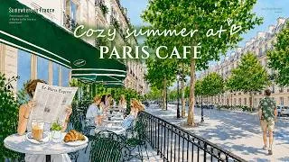 Miniature : 𝐒𝐮𝐦𝐦𝐞𝐫 𝐚𝐭 𝐚 𝐏𝐚𝐫𝐢𝐬 𝐂𝐚𝐟𝐞́ 🍃🥐| Cozy French Music to Put You in a Good Mood | Study & Work