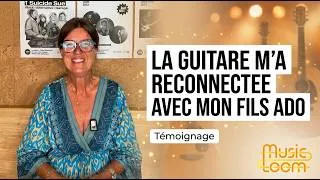 Miniature : À 55 ans, Marianne reprend la guitare avec son fils pour un concert