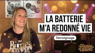 Miniature : À 37 ans, Laurie apprend la batterie et reprend confiance en elle