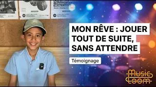 Miniature : Cours de batterie : Nahel réalise son rêve de jouer sur scène