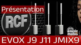 Miniature : RCF EVOX J9, J11 et JMIX9 - Présentation complète des enceintes colonne professionnelles