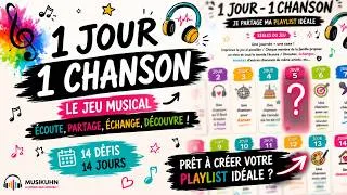Miniature : 1 JOUR - 1 CHANSON : un jeu musical à jouer en famille, entre amis, entre les générations !
