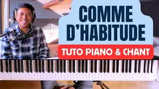 Miniature : PIANO FACILE // CLAUDE FRANÇOIS - COMME D'HABITUDE