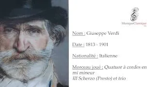 Miniature : ♬ QUATUOR A CORDES EN MI MINEUR, III ♬ | GIUSEPPE VERDI | MUSIQUE CLASSIQUE TV ♬