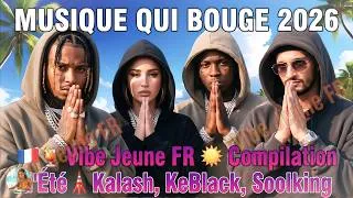 Miniature : 🇫🇷 Musique Qui Bouge 2026 🇫🇷 🍹 Vibe Jeune FR ☀️ Compilation d'Été 🗼 Kalash, KeBlack, Soolking