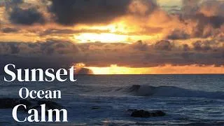 Miniature : Sunset Ocean Calm 🌅 Gentle Waves & Deep Relaxing Music for Sleep, Peace & Relaxation