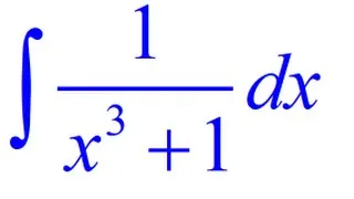 Miniature : int(1/(x^3+1)) fract. partielle, arctang PART 2.