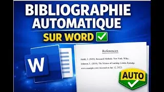 Miniature : Word : Créer une Bibliographie Automatique en 2 Minutes (Sources & Citations)