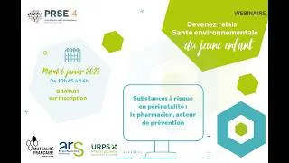 Miniature : [Webinaire] Substances à risque en périnatalité : le pharmacien, acteur de prévention