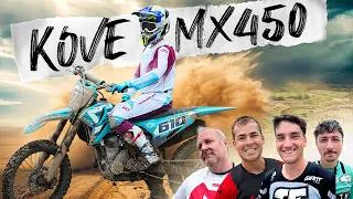 Miniature : Test Kove MX450 : Une nouveauté arrive en Motocross !