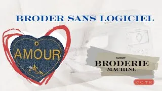 Miniature : La brodeuse Nv880e de Brother ~ Faire une broderie sans logiciel #broderie #innovis880e #diybroderie
