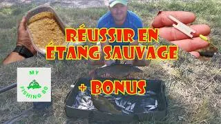 Miniature : RÉUSSIR EN ÉTANG "SAUVAGE", Astuces, Amorce et Technique (BONUS: Découvrez le "REGULIGNE"!!)