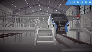 Miniature : Simulation virtuelle & jumeau numérique des RER - SNCF