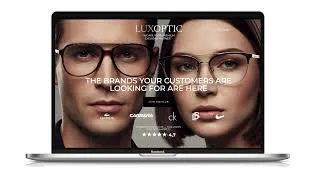 Miniature : Luxoptic Landing Page