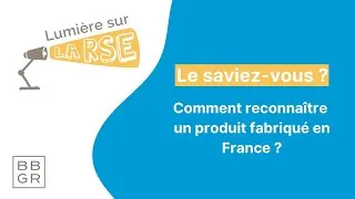 Miniature : Comment reconnaître un produit fabriqué en France ?