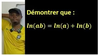 Miniature : Démontrer que ln(ab)=ln(a)+ln(b) lnxy=lnx+lny propriétés du log logarithme ln du produit égal somme