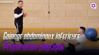 Miniature : Exercice de gainage des abdominaux inférieurs avec Nicolas Dyon (Préparateur physique professionnel)