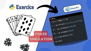 Miniature : Les Secrets  du Poker avec Python (NumPy)