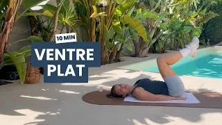 Miniature : 🔥 10 min d’abdos VENTRE PLAT  - Jessica Mellet