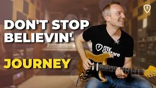 Miniature : Le solo de DON’T STOP BELIEVIN’ (Journey) à la guitare — Tuto facile