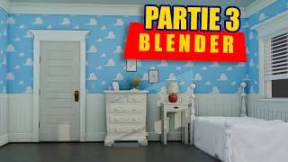 Miniature : Chambre de Toy Story avec Blender | Partie 3