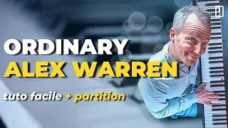Miniature : 🎹 Ordinary – Alex Warren (piano facile) | Apprends à jouer le morceau