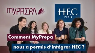 Miniature : 5 étudiants d'HEC témoignent : "MyPrepa est le meilleur institut pour intégrer HEC"
