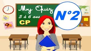 Miniature : CP | QUIZ #2 pour ENFANTS | élèves âgés de 5 à 6 ans | Jeu éducatif