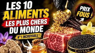Miniature : Les 10 ALIMENTS les PLUS CHERS du MONDE 💰 (tu ne devineras jamais le N°1) @mystèrechoc 