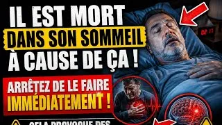 Miniature : Il est mort dans son sommeil à cause de ça ! Arrêtez de le faire immédiatement ! Cela provoque