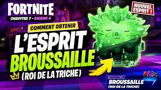 Miniature : Comment obtenir l'esprit Broussaille Roi de la triche, Fortnite Chapitre 7 saison 4