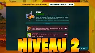 Miniature : COMMENT AMÉLIORER SON ÉTABLI AU NIVEAU ATYPIQUE, COMMENT AMÉLIORER SON ÉTABLI AU NIVEAU 2, TUTORIEL