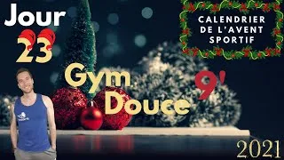 Miniature : Calendrier de l'avent sportif 2021 - Jour 23 : Gym Douce 9' - Posture, Stretching maison.