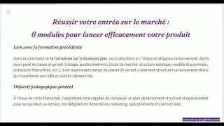 Miniature : Lancement efficace d'un produit ou service sur le marché - Formation