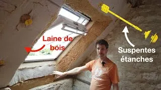 Miniature : Comment Isoler des rampants avec de la laine de bois ?