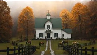 Miniature : 🍂 A Peaceful Autumn Farmhouse | Cozy Countryside Ambience & Relaxing Music