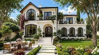 Miniature : Touring a Dream house 🌸 | A Cozy Home with a Beautiful Pool & Garden