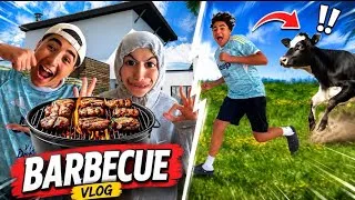 Miniature : GROS BARBECUE en FAMILLE (ON S'INFILTRE DANS UN CHAMPS DE VACHES MDR !!!)