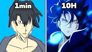 Miniature : Animer Solo Leveling en 1mn vs 10H