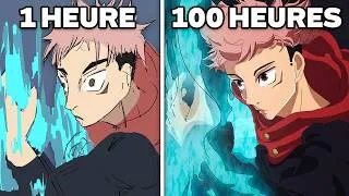Miniature : J'ai Animé Jujutsu Kaisen en 1 VS 100 Heures