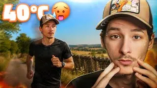 Miniature : JE VLOG mon footing d’entraînement ￼ sous 40 degrés 🥵￼￼￼