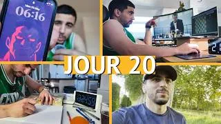 Miniature : routine matinale pour garder mes habitudes d'apprentissage | VLOG 30JPPDT