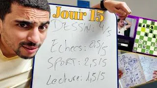 Miniature : DEJA DES PROGRES EN 15 jours ?? (échecs, dessin, lecture et sport)