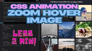 Miniature : CSS Image Zoom Effect in Less Than 2 Min! / Apprends cet Effet CSS de Zoom d'Image en 2 min! 2025