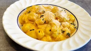 Miniature : Gnocchis à la crème de potimarron !