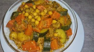 Miniature : En 30 minutes:un bon couscous végétarien sans couscoussier !!#végan #cuisine #ramadan
