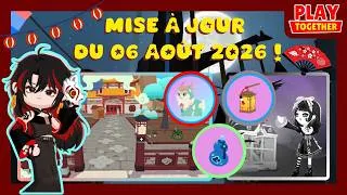 Miniature : MISE À JOUR • Du 06 AOÛT 2026 ┊Play Together ⊹˚₊