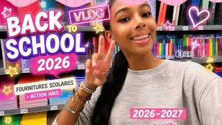 Miniature : ✨VLOG | 💕📚 BACK TO SCHOOL 2026 ✏️ Shopping, fournitures scolaires avec moi !! 🛍️ [ by naïla ] 🤍
