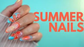 Miniature : TUTO SUMMER NAILS 🌺🐠